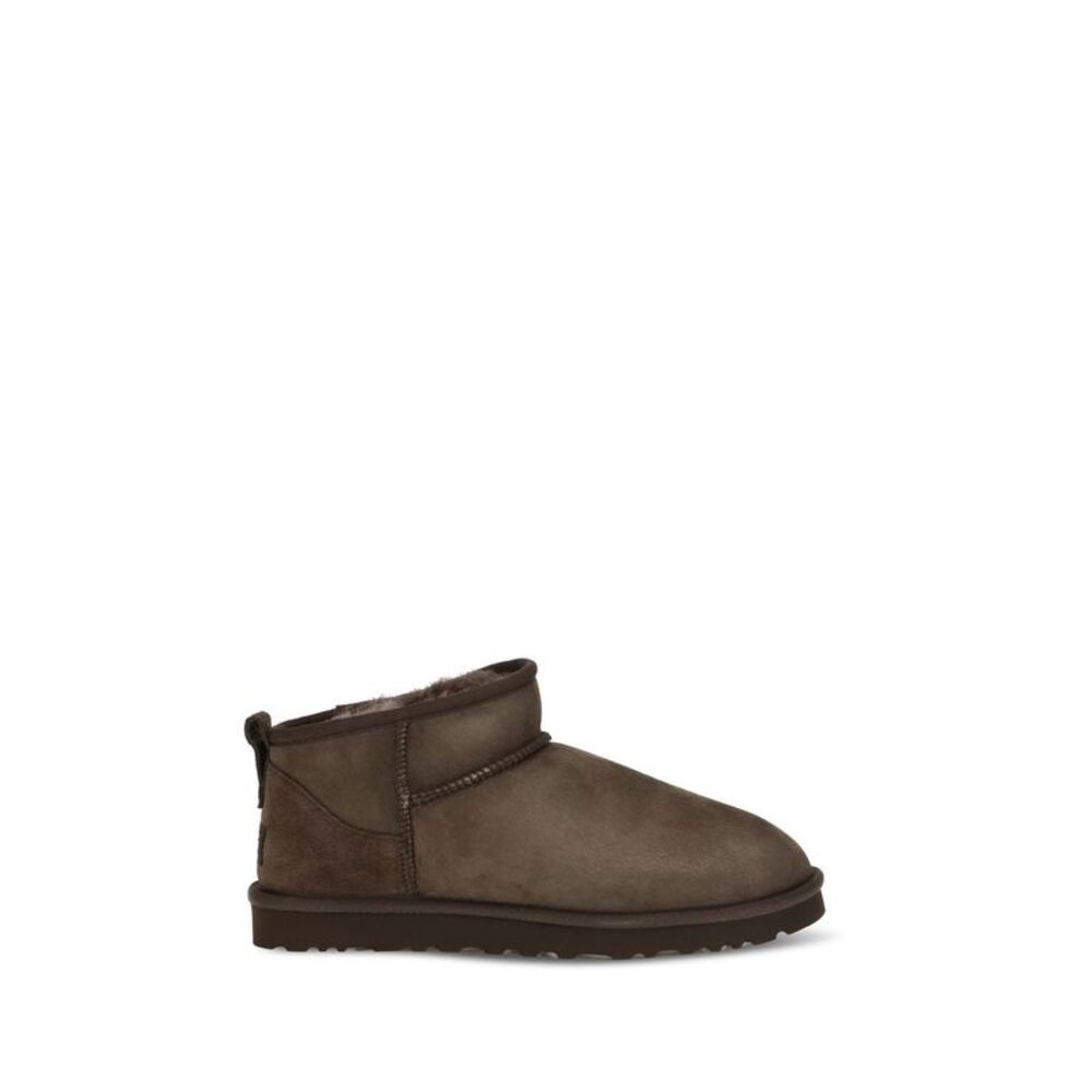 UGG Brown Leather Ankle Men's Boots